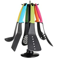 Cooking 7pcs Kitchen Utensilio de cocina antiadherente de plástico de alto grado Juego de utensilios de cocina de acero…